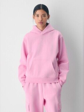 aritzia perfect fit hoodie Morganite Pink